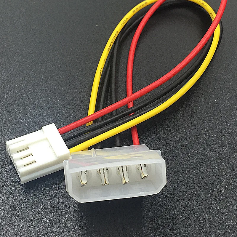 4Pin IDE إمدادات الطاقة إلى مرن محركات كابل محول الكمبيوتر PC كبيرة 4 p صغير 4 p التيار محرك موصل