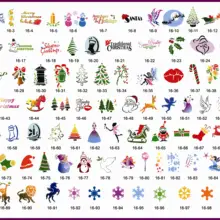 unit16 100 Дизайн Рождество Золотой Феникс временные трафареты для тату-машины Книга для аэрографа краски спрей компрессор комплект