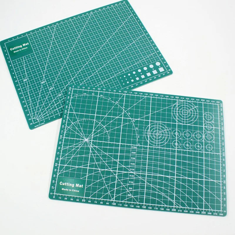 

PVC Cutting Mat A4 Durable Cut Pad Patchwork Tools Handmade Diy Accessory Cutting Plate Dark Green 30*22cm
