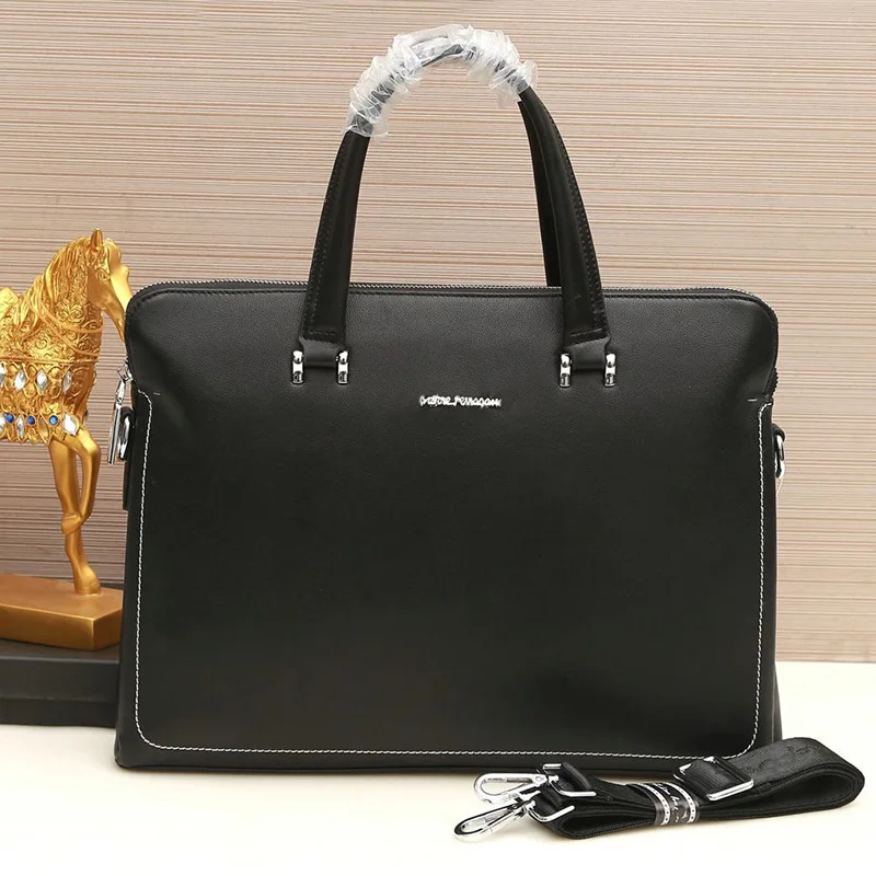 2019 Head Layer Large Capacity Business Bag Cowhide Genuine Leather Bag Mens Bags Leisure Briefcase For Laptop/Computer 2019 Head Layer Large Capacity Business Bag Cowhide Genuine Leather Bag Mens Bags Leisure Briefcase For Laptop/Computer