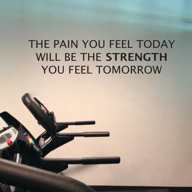 Free Shipping Home Gym Wall Decals The Pain You Feel Today Is Free Shipping Home Gym Wall Decals The Pain You Feel Today Is Strength