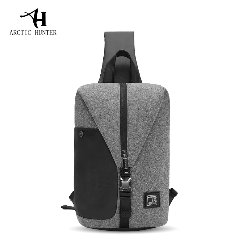 

ARCTIC HUNTER Spring New Men's Crossbody Chest Bag Messenger Bag Male With Zipper Fashion Leisure Waterresistant Students Bags