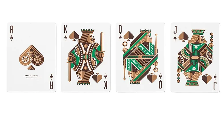 Green Wheel Playing Cards 4