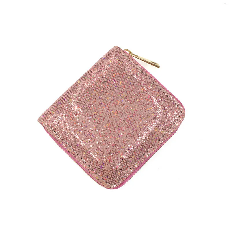 KANDRA New Women's Wallet Small Gold Glitter Short Wallet Women Sequined Bank Credit Card Bolder Woman's Gift Wholesale KANDRA New Women's Wallet Small Gold Glitter Short Wallet Women Sequined Bank Credit Card Bolder Woman's Gift Wholesale