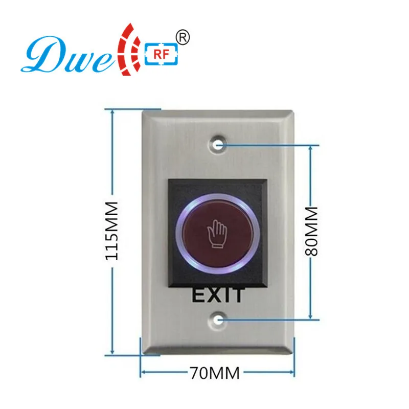 DWE CC RF контроля доступа комплекты инфракрасный датчик без/NC/COM кнопка выхода формы руки не сенсорная кнопка