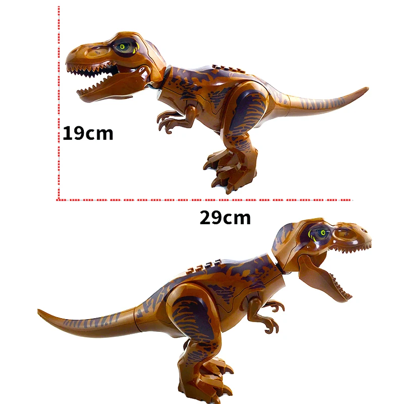 Jurassic Dinosaur World Figures Black Tyrannosaurs Rex Building Blocks Compatible With Dinosaur Toys Legoings Children Gifts