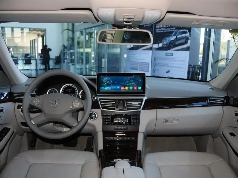 OZGQ 10,25 дюймов Android автомобильный мультимедийный gps Авторадио навигатор для 2009- Mercedes benz E260 W212 с Bluetooth wifi картой