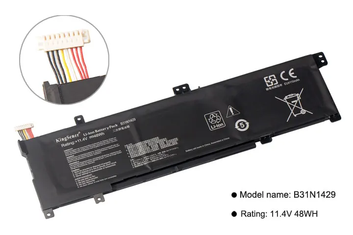 11,4 V 48Wh Kingsener B31N1429 Батарея для ASUS A501L A501LX A501L A501LB5200 K501U K501UX K501UB K501UW K501LB K501LX K501L