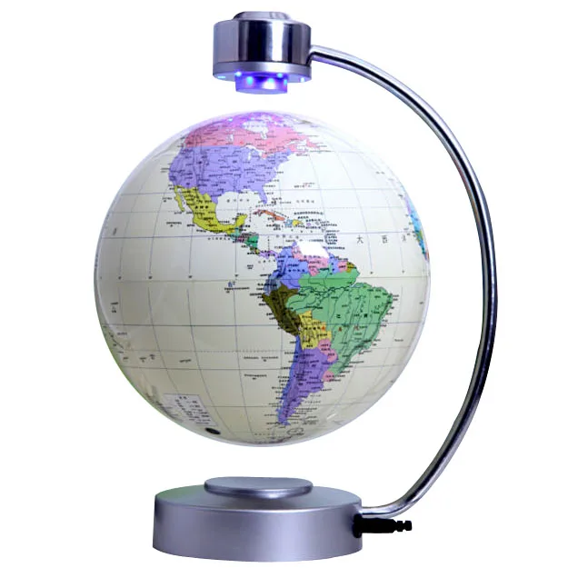 8 inch Big Rotation Levitation Globe Floating decorative world