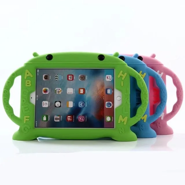 Мягкий Силиконовый противоударный чехол для iPad Pro 9." Планшеты случае дети мультфильм Планшеты протектор чехол+ подарки
