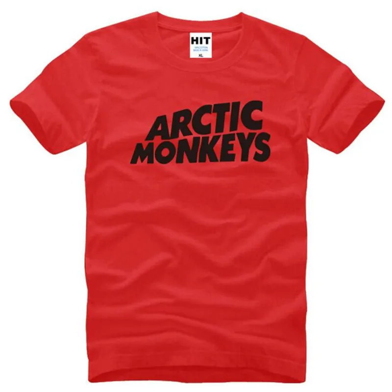 Rock Arctic Monkeys с буквенным принтом Мужская футболка Летняя новая хлопковая футболка с коротким рукавом Футболка Camisetas Hombre