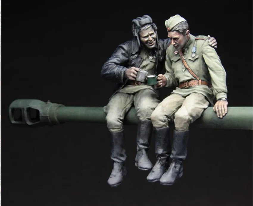 1/35 каучуковая фигурка модель комплект Unassambled Неокрашенная 00S2 | Игрушки и хобби