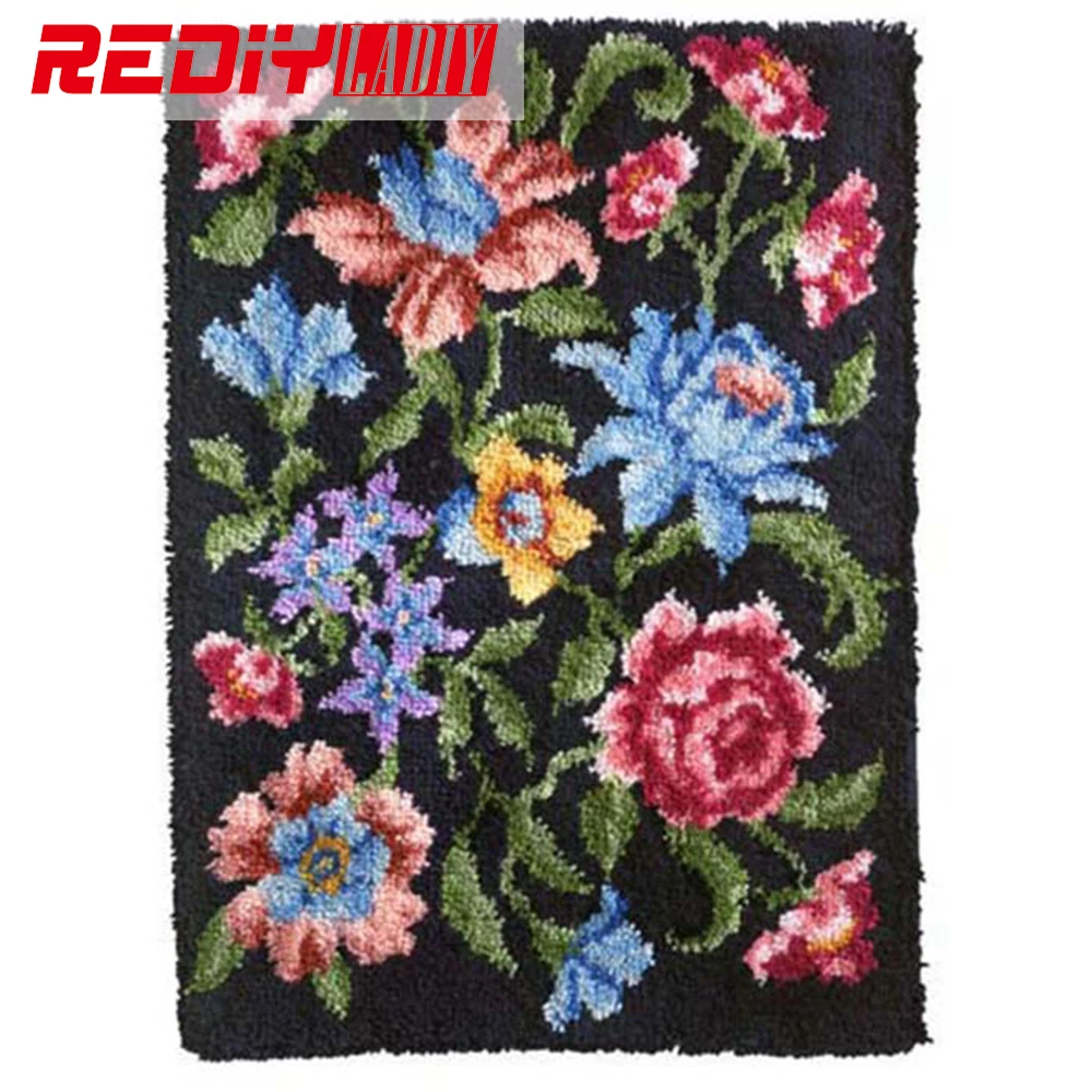 Us 4008 44 Di Scontofai Da Te Tappeto Tappetini Fiori Di Ballo Coperta Gancio Di Chiusura Tappetini Uncinetto Arazzo 100 Acrilico Lane E Filati