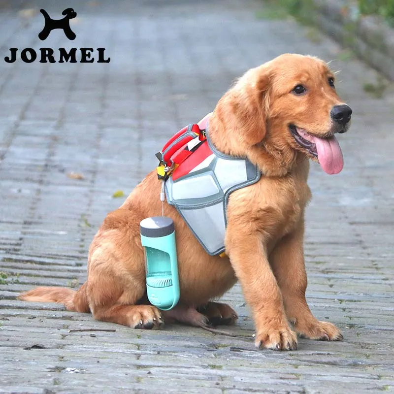 JORMEL собака портативный воды бутылочка ПЭТ активированный уголь фильтр