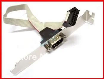 

10pcs/lot Motherboard mainboard Serial 9pin RS232 Com Port Bracket Cable connector DB9