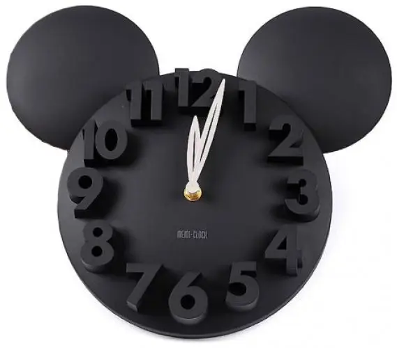 Современный дизайн большие цифры 3D настенные часы с Микки Маусом домашний декор