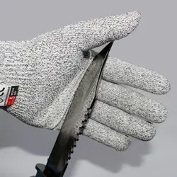 1 пара защитные перчатки рабочие Проволока из нержавеющей стали с металлической сетки перчатки Мясник анти-резки колото-дышащие перчатки