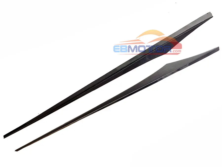 Real Carbon Fiber Side Skirts Spoiler Trim 1pair for BMW F06 F12 F13 M-Sport M-Tech 2014UP B292