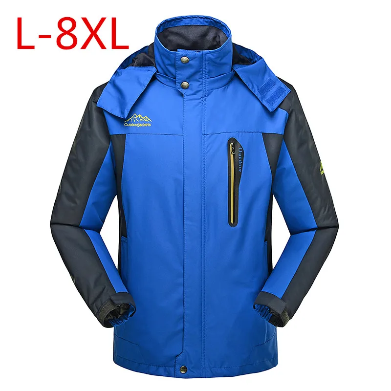 2016 male spring single waterproof mountaineering wear big yards jacket