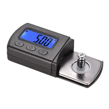 

Mini Turntable Phono Stylus Scale Gauge LP Force 0.01g Accuracy LCD Display with One 5g Weight Storage Bag For MM/MC/MI Phono