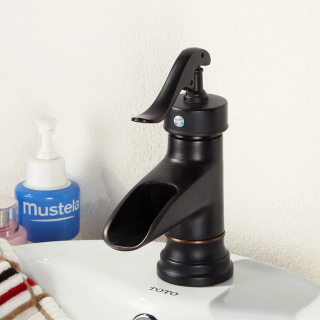 water pump style oil rubbed bronze orb black bathroom faucet bath lavatory vessel sink basin mixer - Black Bathroom Faucets water pump style oil rubbed bronze orb black bathroom faucet bath lavatory vessel sink basin mixer - Black Bathroom Faucets