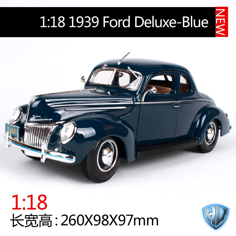 Maisto 1:18 1939 Ford Deluxe старая модель автомобиля литая под давлением модель автомобиля игрушка Новинка в коробке 31180 - Цвет: 31180