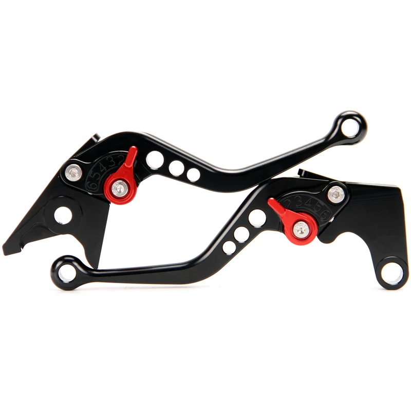 Для Kawasaki Z750 (2004 2005 2006) короткие анодированный сцепные рычаги черный|brake clutch levers|clutch