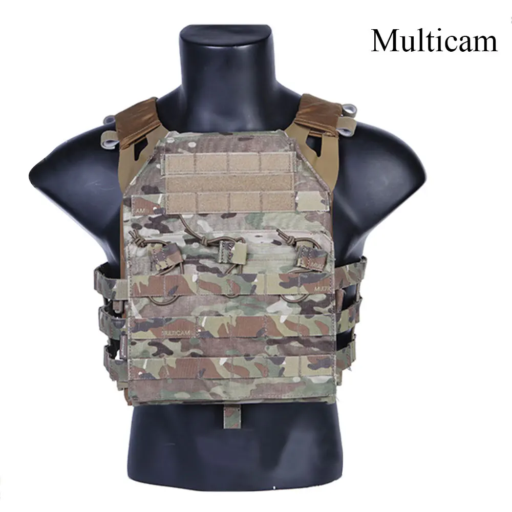 EMERSONGEAR JPC жилет Легкий MOLLE специальная пластина Перевозчик Охота легкий жилет для пейнтбола страйкбол emerson 500D мультикам черный - Цвет: Multicam