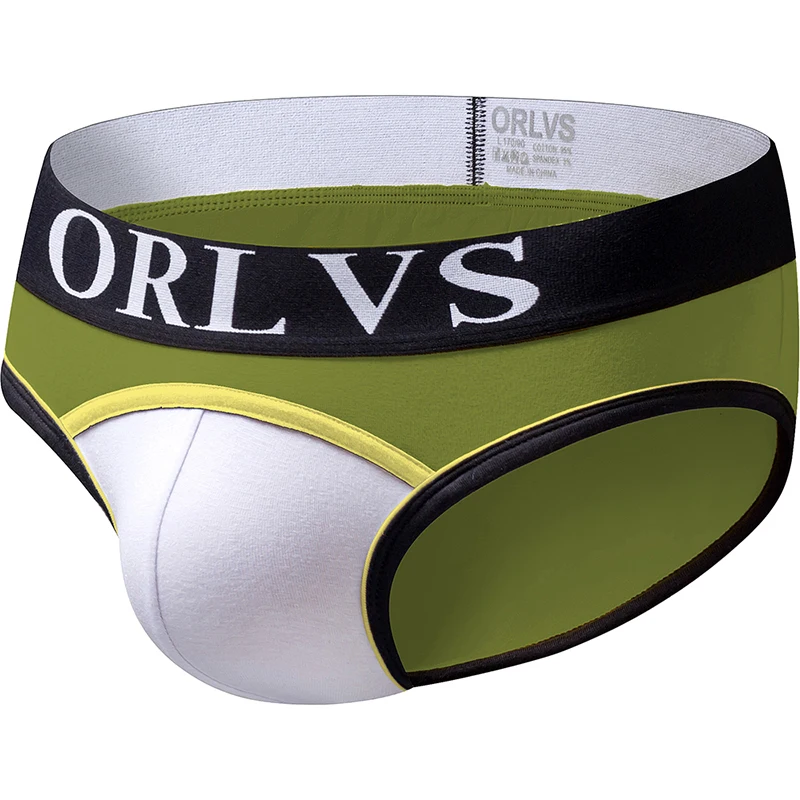 ORLVS 5 шт. сексуальное мужское нижнее белье трусы для геев cueca мужские хлопковые