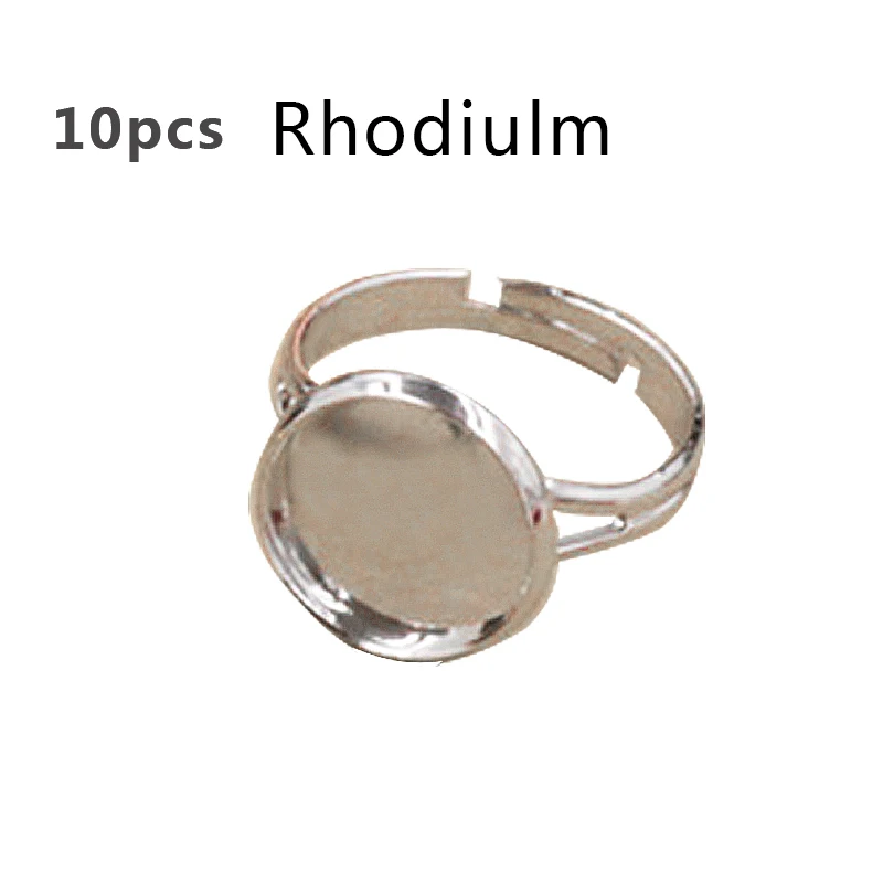 Новые 10 шт./лот регулируемые настройки кольца основа подходит для Diy 12 14 16 18 20 мм