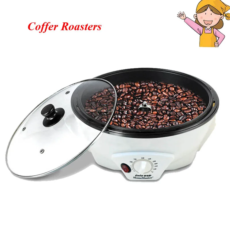 Кофе жареный кофе машина для выпечки бобов 220 в прочный бытовой аппарат для обжарки кофейных зерен Кофеварка SCR-301
