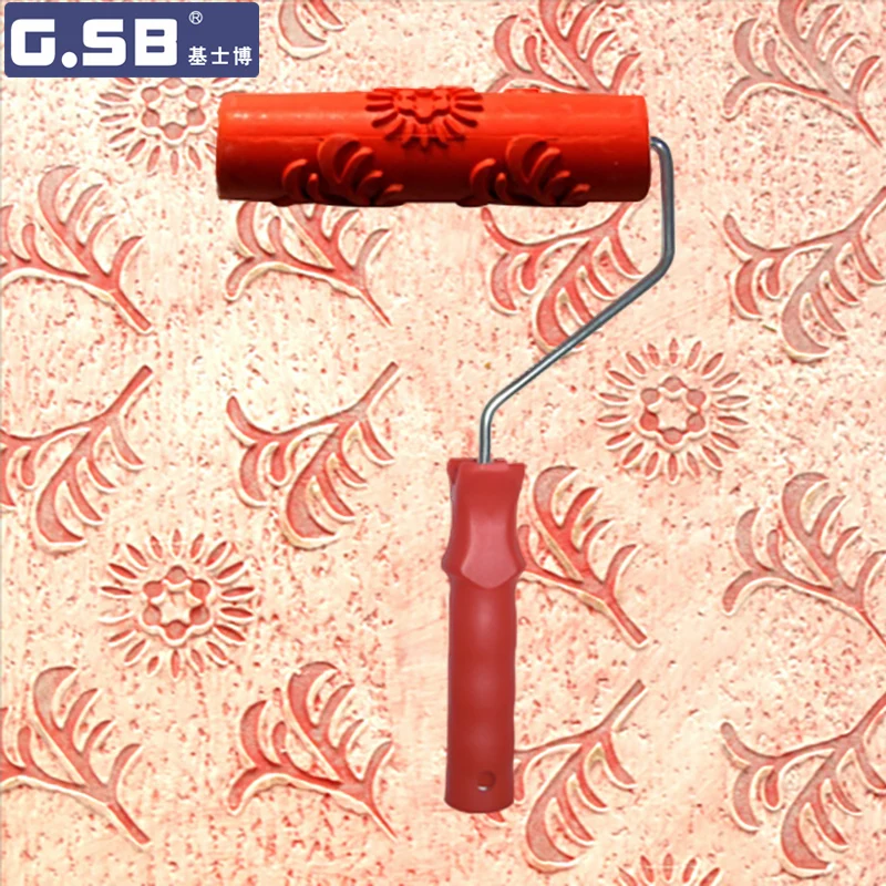 Free shipping 7" inch Roller Wallpaper Roller GSB Tool Sets Wall Art Decor Paint Rollers 3d