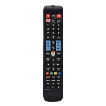 

SOONHUA New Fashionable AA59-00784C Remote Control Small Universal Black 2 AAA Batteries Controller For Samsung LCD LED Smart TV