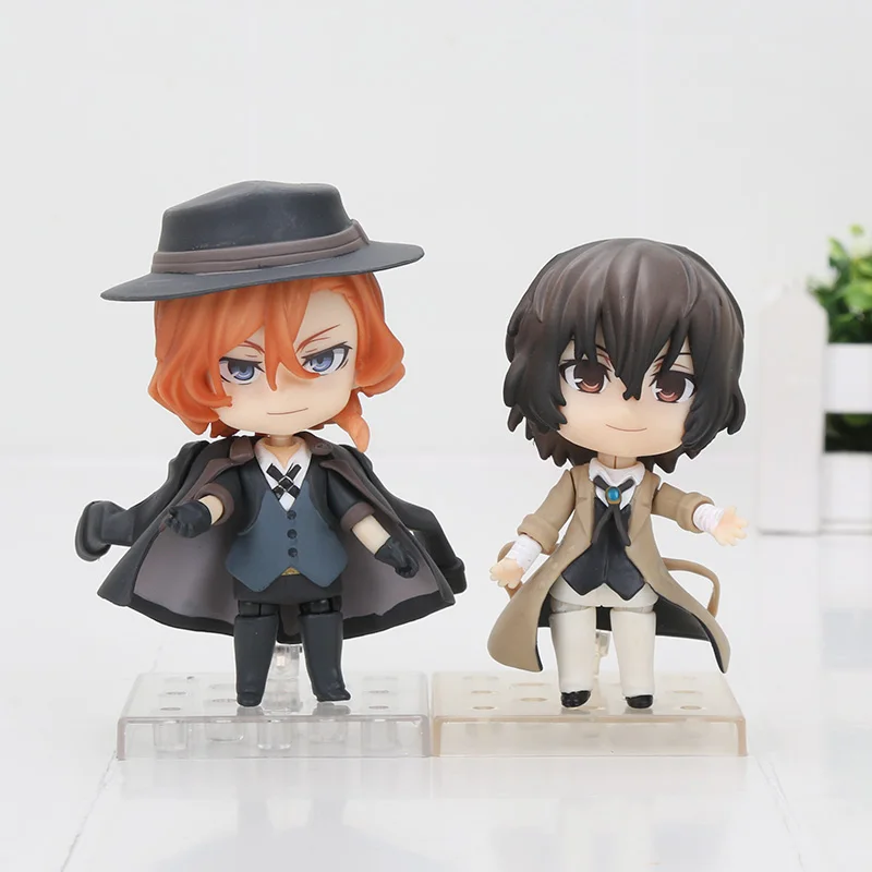 10 см Nendoroid бродячие собаки bungo 657 676 Dazai Осаму накахара чуя фигурку модель