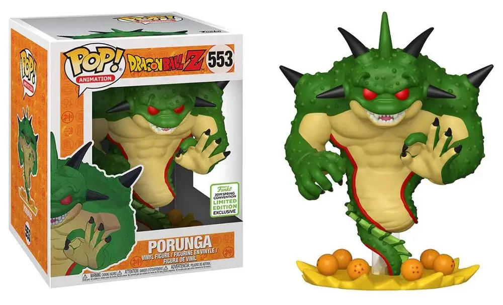 

Funko pop DRAGON BALL Z PORUNGA #553 2019 Exclusive Vinyl Action Figure Collectible Model Toy with a Box