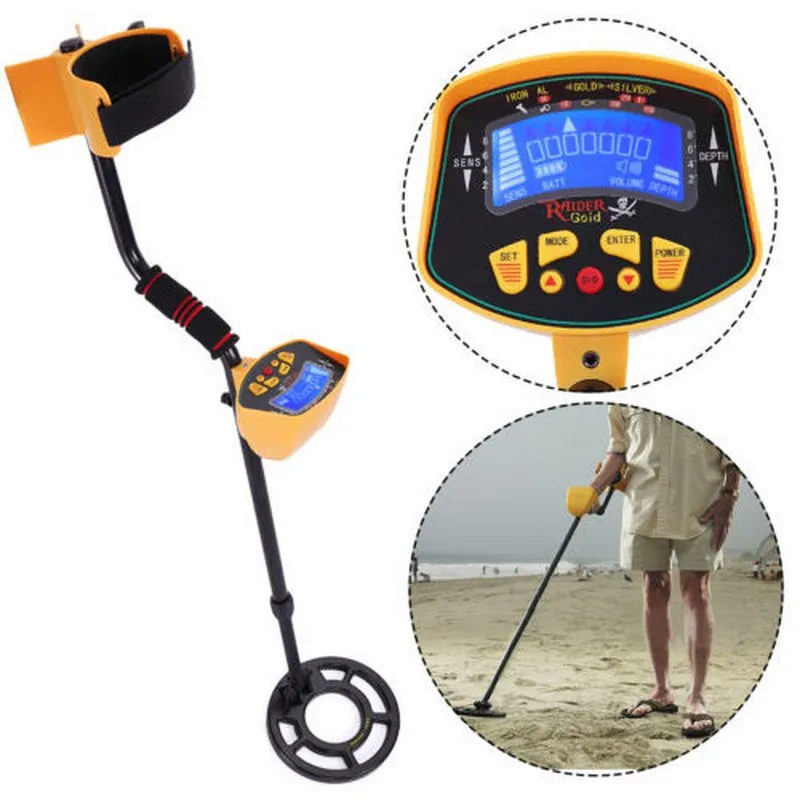 

MD-3010 Portable Underground Waterproof Coil Metal Detector Handheld TreasureTracker Gold Digger Finder Portable Hunter Detector