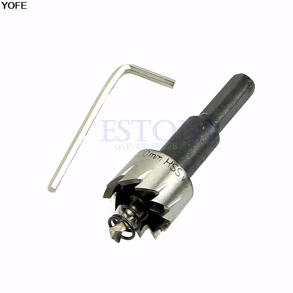 20mm Drill Bit HSS Carbide Tip Drill Bit Hole Saw Set Stainless Steel
