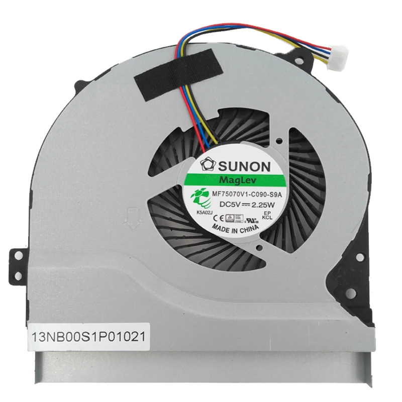 مبرد كمبيوتر محمول مروحة وحدة المعالجة المركزية ل ل ASUS X550 X550V X550C X550VC X450 X450CA KSB0705HB-CM01 MF75070V1-C090-S9A مبرد كمبيوتر محمول مروحة وحدة المعالجة المركزية ل ل ASUS X550 X550V X550C X550VC X450 X450CA KSB0705HB-CM01 MF75070V1-C090-S9A