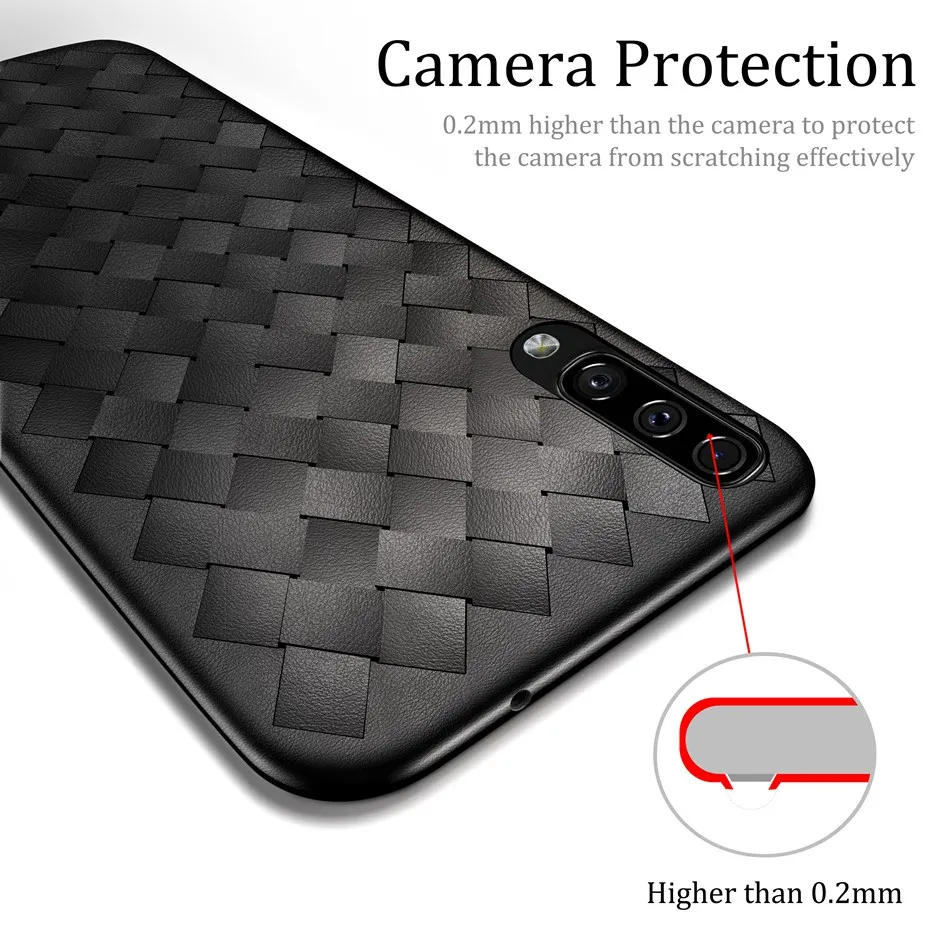 For Samsung A50 Case Soft TPU Woven Pattern Cover For Samsung A7 A9 2018 A6 A8 S10 Plus M30 A10 A20 A30 A40 A60 A70 M10 M20 Case For Samsung A50 Case Soft TPU Woven Pattern Cover For Samsung A7 A9 2018 A6 A8 S10 Plus M30 A10 A20 A30 A40 A60 A70 M10 M20 Case