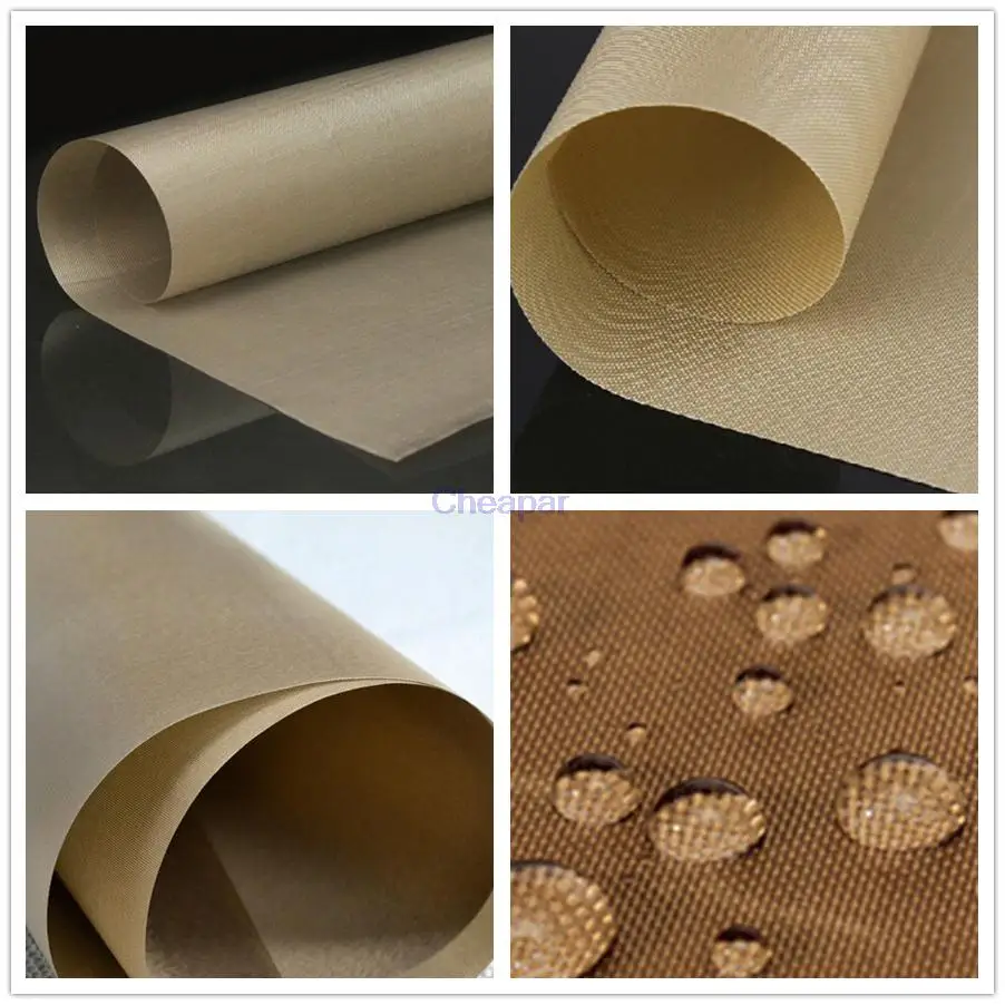Excellent quality 60*40CM High Tempreture Resistant Cloth Baking Mat BBQ Sheet Anti-oil Fabric Linoleum Reuse Oil Paper | Дом и сад
