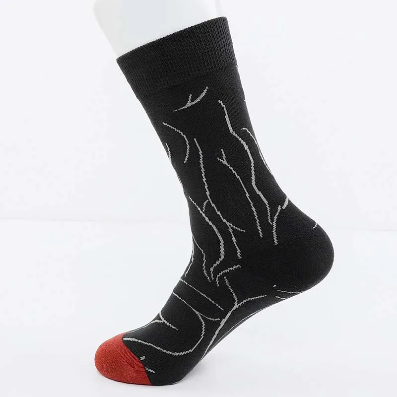[WPLOIKJD] Креативные цветные забавные Носки с рисунком, хлопковые счастливые носки женские Харадзюку, свадебные клоцеты, авокадо - Цвет: 22