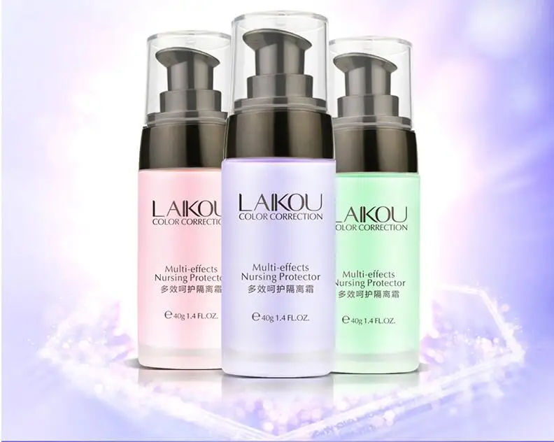 

LaiKou Face Primer Liquid Foundation Smooth Silky Base Makeup Invisible Pore Wrinkle Cover Concealer