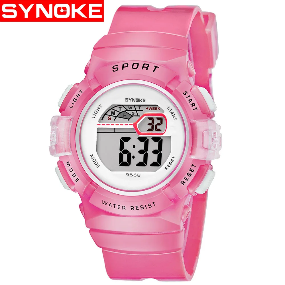 

SYNOKE Sport Children Student Watch Kids Boys Girls Watches Child Clock LED Digital Wristwatch Electronic Wrist Watch Fashion
