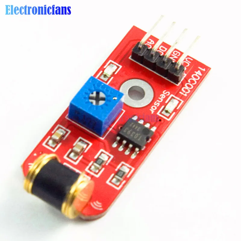 801s Вибрационный модуль датчика для Arduino с открытым исходным кодом LM393 3-5VDC TT Logic