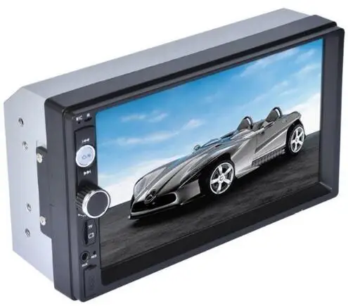 Mirror Link 2 din 7 'Автомагнитола с сенсорным экраном MP5 SD/FM/USB/AUX/Bluetooth автомобильная аудиосистема для камеры заднего вида дистанционное управление - Цвет: A