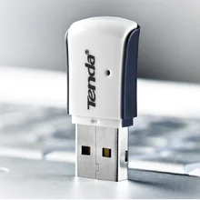 Новая лучшая цена Tenda Mimi 150 Мбит/с беспроводной нано USB адаптер USB WiFi адаптер 150 м USB WiFi сетевая карта, без цветной коробки посылка