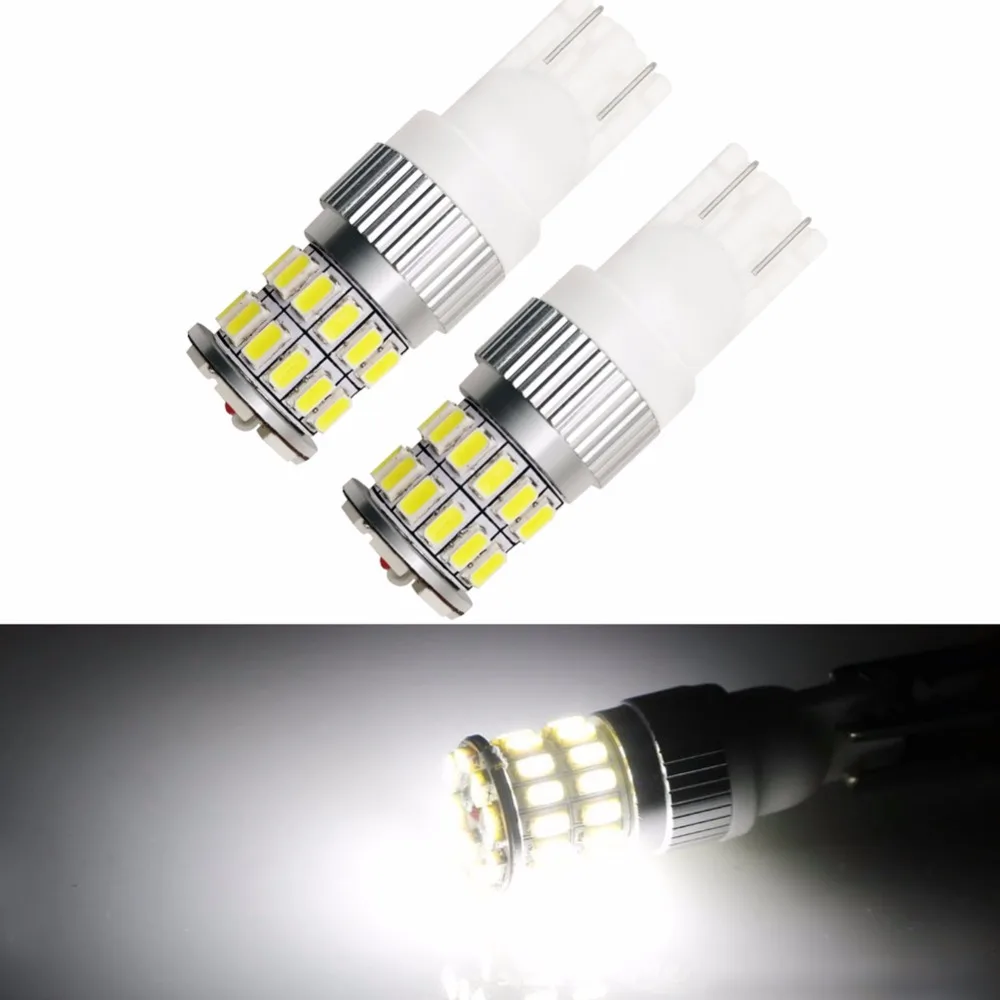 T10 W5W Led 194 36SMD 3014 Wedge Light White Car Side Bulb No Error Free 12V-30V (1)