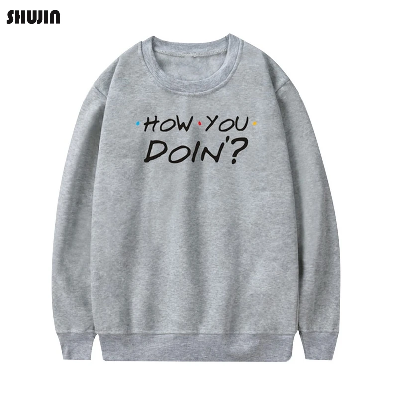 

SHUJIN 2019 Men's Casual Long Sleeve Fleece Sweatshirt Male Autumn Winter O Neck Letter Pattern Warm Soft Tops Breathable New