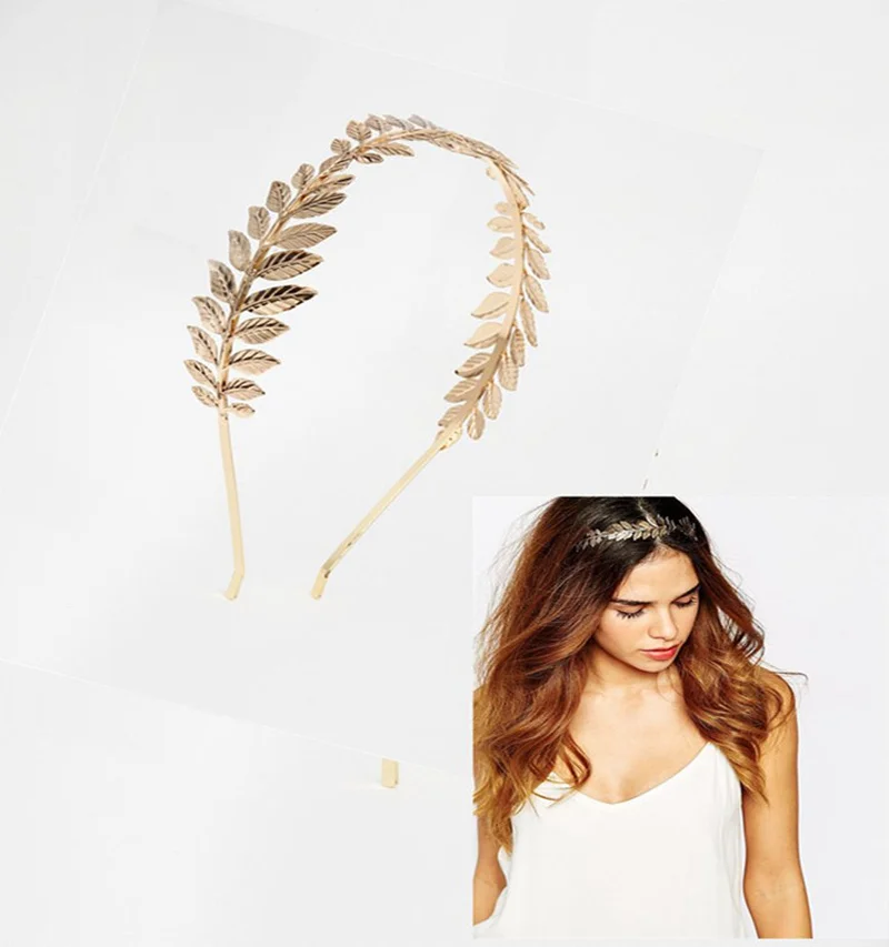 

Mossovy Gold Color Leaf Headband for Women Fashion Popular Alloy Hair Accessories for Female Jewelry Accesorios Para El Cabello
