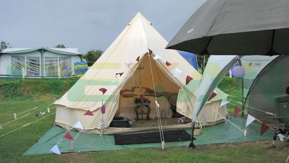 Canvas bell tent